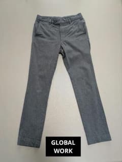 GLOBAL WORK スラックス S グレーのサムネイル