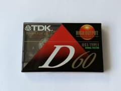 TDK D60 カセットテープ 未開封のサムネイル