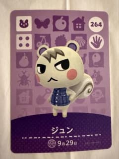 あつまれどうぶつの森 amiiboカード ジュン 264 - メルカリ