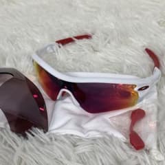 人気✨OAKLEY オークリー レーダー ホワイト レッド 替えレンズ付き