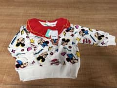 【新品タグ付き】Disney ミッキー＆ミニー トレーナーのサムネイル