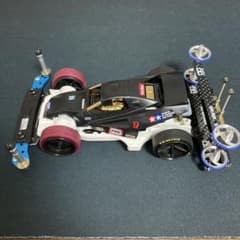 ミニ四駆 ブラックグラスホッパー2 MAシャーシ カーボンパーツ 脱脂済