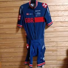 支給品　ロードスーツ　イギリス代表　ナショナルチーム　ワンピース　GBR　M　紺 支給品 ロードスーツ イギリス代表 ナショナルチーム ワンピース