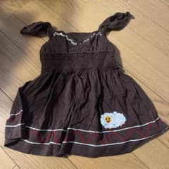 ノースリーブワンピース 100cm ブラウンのサムネイル