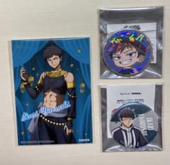 桃源暗鬼 矢颪碇 缶バッジ ブロマイド 3点セットのサムネイル