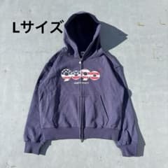 9090 OG Logo Assort Zip Hoodie ネイビー - メルカリ