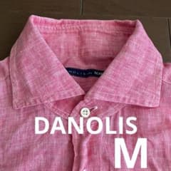 定価33,000円 DANOLIS ダノリス リネンシャツ ワイドカラー Mのサムネイル
