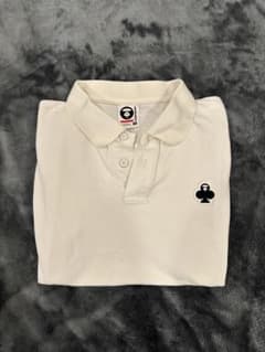 A・BATHING APE エイプ ホワイト S ポロシャツのサムネイル