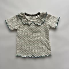 &mignon 80 総柄 フリル襟 カットソーのサムネイル