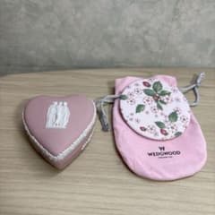 ウェッジウッド ハート型陶器アクセサリーケース　8個セット WEDGWOOD ウェッジウッド ジャスパー ハート型アクセサリーケース 陶器