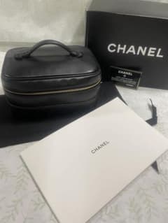 シャネル バニティバッグ ココマーク ビコローレ ラムスキン　付属品完備 シャネル バニティバッグ ココマーク ビコローレ ラムスキン 付属品
