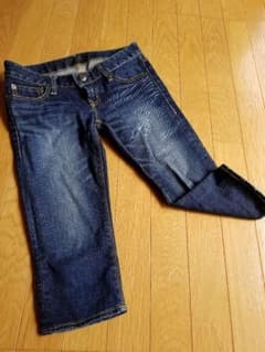 美品★夏デニム　七分MOUSSYヴィンテージのサムネイル