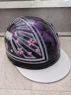 カスタムコルク半 Candyパープルラップ✘白富士日章 七色ラメ - メルカリ