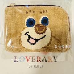 新品未使用 ラブラリーバイフェイラー FEILER ドアップテディ ポーチ