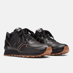 新品箱付 ニューバランスブラック レザー スニーカー 27.5 OU576KBI