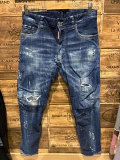 値下げ対応可能‼️】 DSQUARED2 ダメージデニム サイズ44 バイカー 