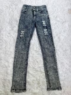 ANAPGIRL ダメージスキニーパンツ 150cmのサムネイル