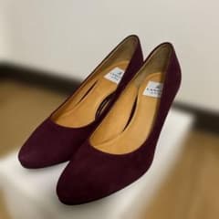 LANVIN en Blue スエード　パンプス　24.5