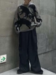 23aw MOHAIR SHAGGY KNIT CAT PULLOVER - メルカリ