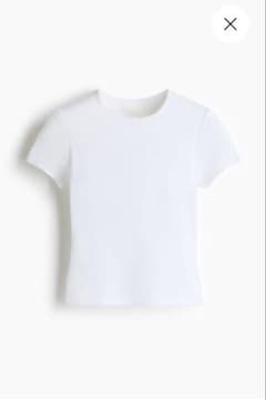H&M インテグラルブラ コットンTシャツのサムネイル