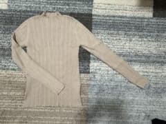 AZUL by moussy リブニットカットソー Mサイズ ベージュのサムネイル