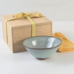 茶道具　無形文化財　宇野宗甕作　釣窯　茶碗　共箱　C　9943 茶道具 無形文化財 宇野宗甕作 釣窯 茶碗 共箱 C 9943 - メルカリ
