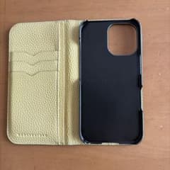 BONAVENTURA iPhone 17用 手帳型ケース エトープ✖️イエロー - メルカリ