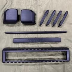 施工後未使用 ランクル250 純正9点セット 新車外しチッピングブラックのサムネイル