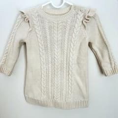baby GAP ケーブルニット ワンピース 6-12ヶ月 70cmのサムネイル