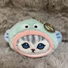 mofusandサンリオキャラクターズコラボポーチ ハンギョドン