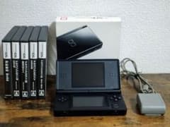 DS Lite 本体 ドラクエ天空シリーズ3点、ドラクエ9、逆転裁判ソフト付のサムネイル