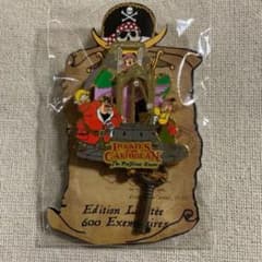 パリディズニー LE600 ピート パイレーツオブカリビアン ピンバッジ 