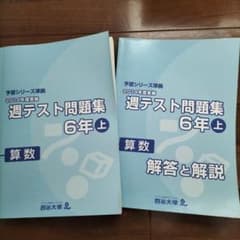 四谷大塚　週テスト問題集　算数6年上　2019年度のサムネイル