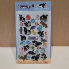 鴨川シーワールド 3Dバブルシール シャチのサムネイル