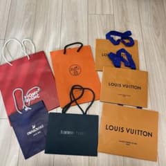 高級ブランド 紙袋セット ルイヴィトン オーデマピケ エルメス バラ