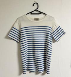 ボーダーTシャツ EAST BLUE 半袖 150cm キッズ ブルー ホワイトのサムネイル