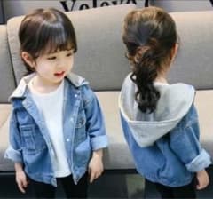 ☆新品☆ 女の子 男の子 Ｇジャン デニムコート 子供服　100サイズ 在庫処分のサムネイル