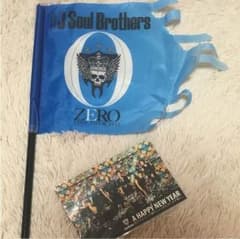 三代目 ZEROフラッグ&メンバー直筆サイン入り（印刷）ポストカードのサムネイル