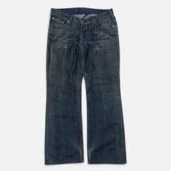 Levi's Black デニム パンツ ブーツカット フレア 星パッチのサムネイル