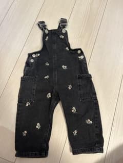 ZARA kids 花柄オーバーオール　80cmのサムネイル