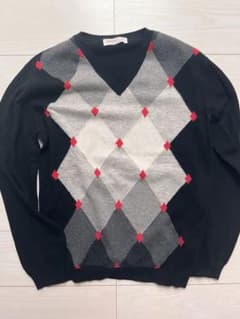 美品Johnstons Cashmere アーガイルニット BALLANTYNE - メルカリ