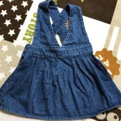 デニム ジャンパースカート サロペット　90のサムネイル