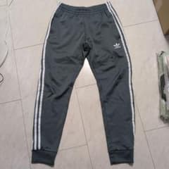Thumbnail of adidas グレー ジョガーパンツ サイドストライプ