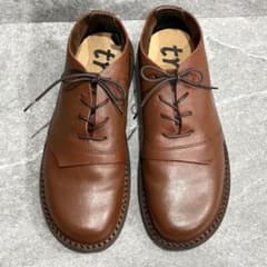 美品】trippen トリッペン レザー レースアップシューズ 38 ブラウン 