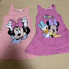H&M キッズ ディズニー ノースリーブワンピース 2枚セットのサムネイル