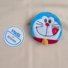 【新品未使用】3COINS ドラえもん フェイスポーチのサムネイル