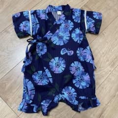 ⭐️美品　80サイズ甚平ロンパースのサムネイル