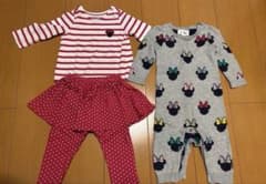 babyGAP ミニーマウス ベビー服 3点セットのサムネイル