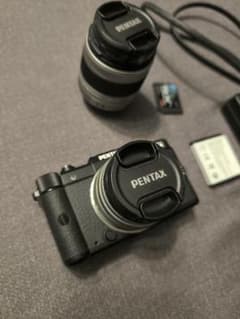 PENTAX Ｑ 単焦点 ズームレンズセット 予備バッテリー レンズガード付きのサムネイル