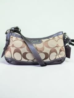 coach コーチ シグネチャー キャンバス レザー F19731 ショルダー 